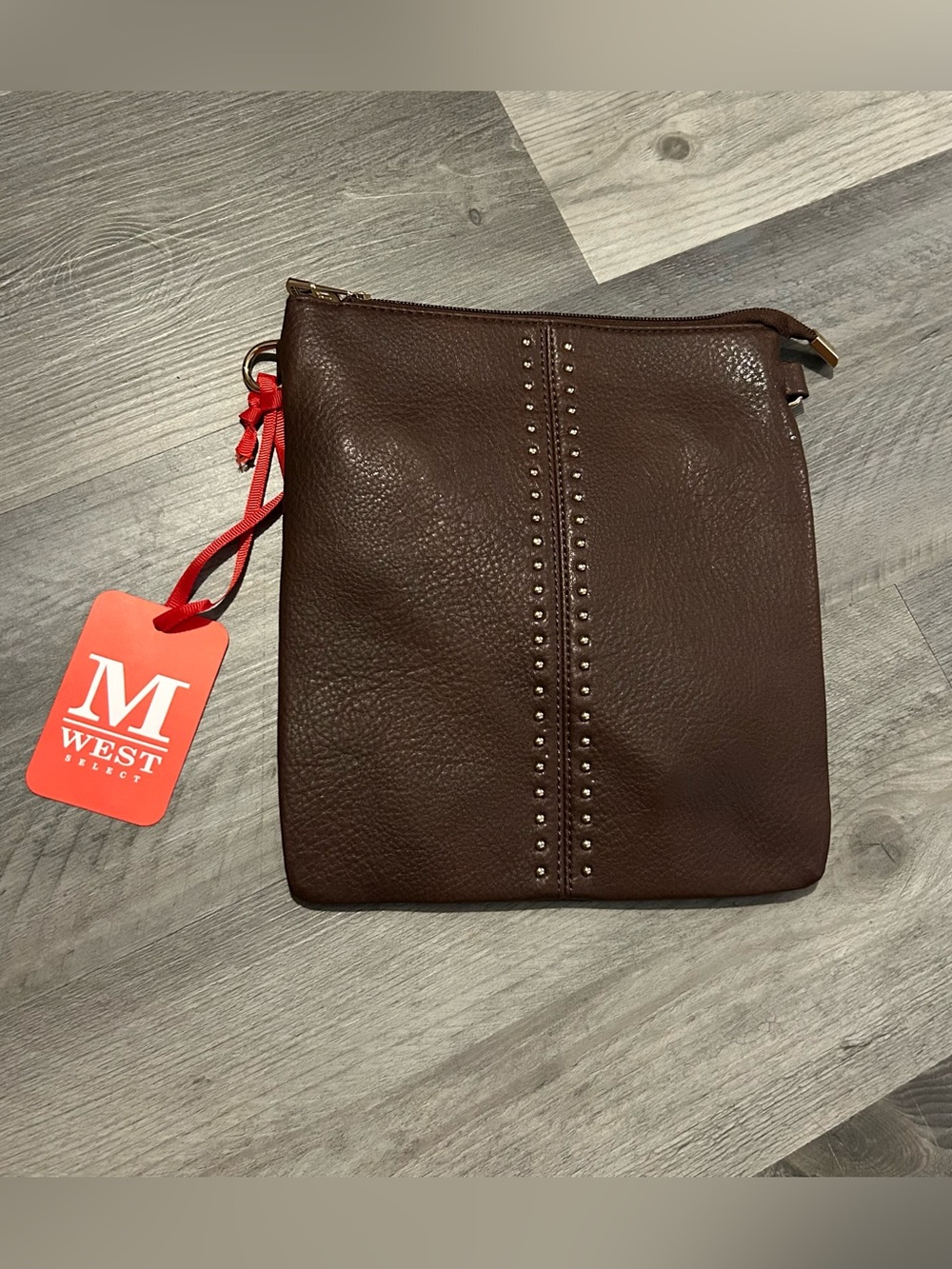 NWT Montana West Country Brown Gold Crossbody Bag